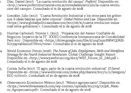 1 D az, Daniel (2017)   La cuarta revoluci n del campo   Profertil  Disponible en:  http:  www profertilnutrientes co   