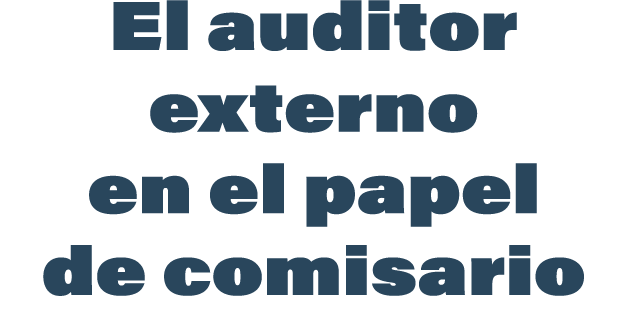 El auditor externo en el papel de comisario
