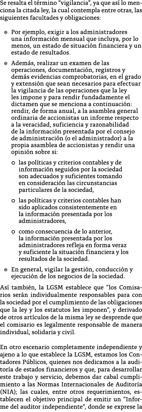 Se resalta el t rmino  vigilancia , ya que as  lo menciona la citada ley, la cual contempla entre otras, las siguient   