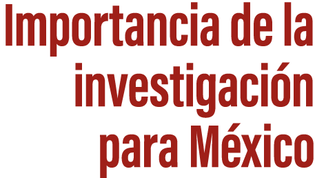 Importancia de la investigaci n para M xico
