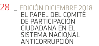 28 _ Edici n diciembre 2018 El papel del Comit  de Participaci n Ciudadana en el Sistema Nacional Anticorrupci n