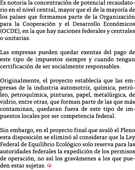 Es notoria la concentraci n de potencial recaudatorio en el nivel central, mayor que el de la mayor a de los pa ses q   