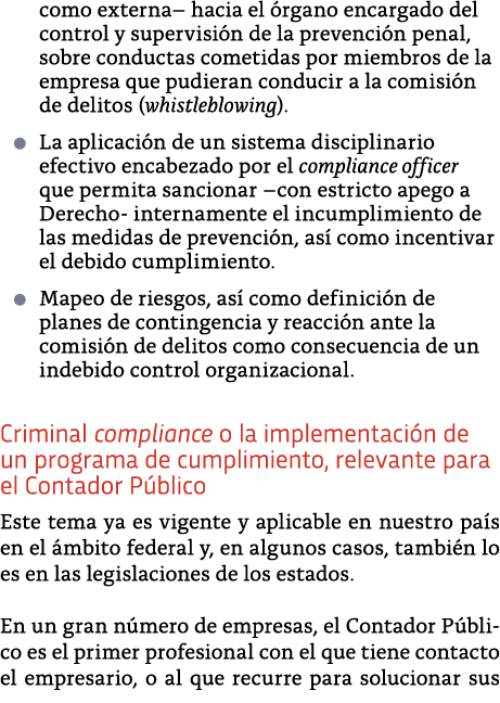 como externa  hacia el  rgano encargado del control y supervisi n de la prevenci n penal, sobre conductas cometidas p   